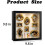 (White, -) Mini Museum Shadow Box Frame, DIY Display Case with Mini Frames & Figurines, LED String Lights 2