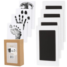 Pearhead Clean-Touch Ink Pad 4-Pack, Baby Handprint or Footprint Clean-Touch Inkless Ink Pad Kit, Ink Pad for Cat or Dog Pawprints, Baby and Pet Keep