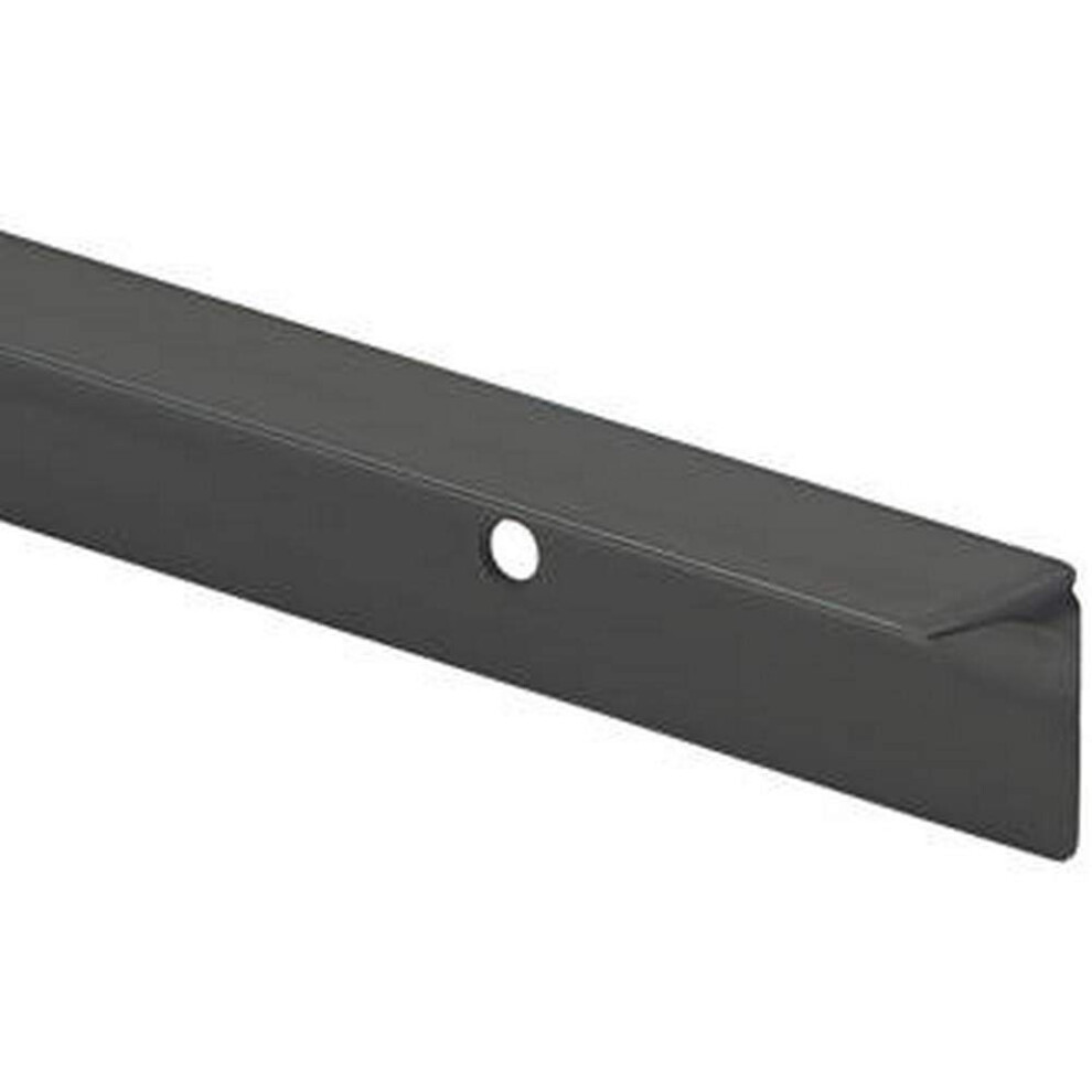 Kitchen Worktop Joining Strip Corner Joint 40Mm X 630Mm Black Rolabond