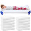10 Pack White Nursery Cot Sheets, 130 x 60 cm Toddler Fitted Nap Covers 1