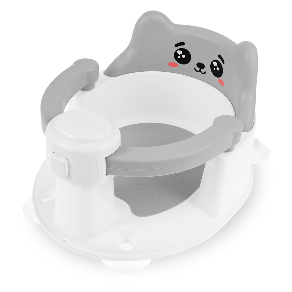 Qinglang Baby Bath Seat 6 Months Plus Toddler Bath Chair With Suction Cup And Drainage Hole Toddler & Newborn Sit Up Baths Chair Child Baths Support Seat One