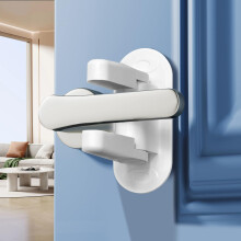 Woobroo Door Lever Safety Lock, 2 Pack Doors Handle Locks Without