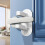 Woobroo Door Lever Safety Lock, 2 Pack Doors Handle Locks Without 1