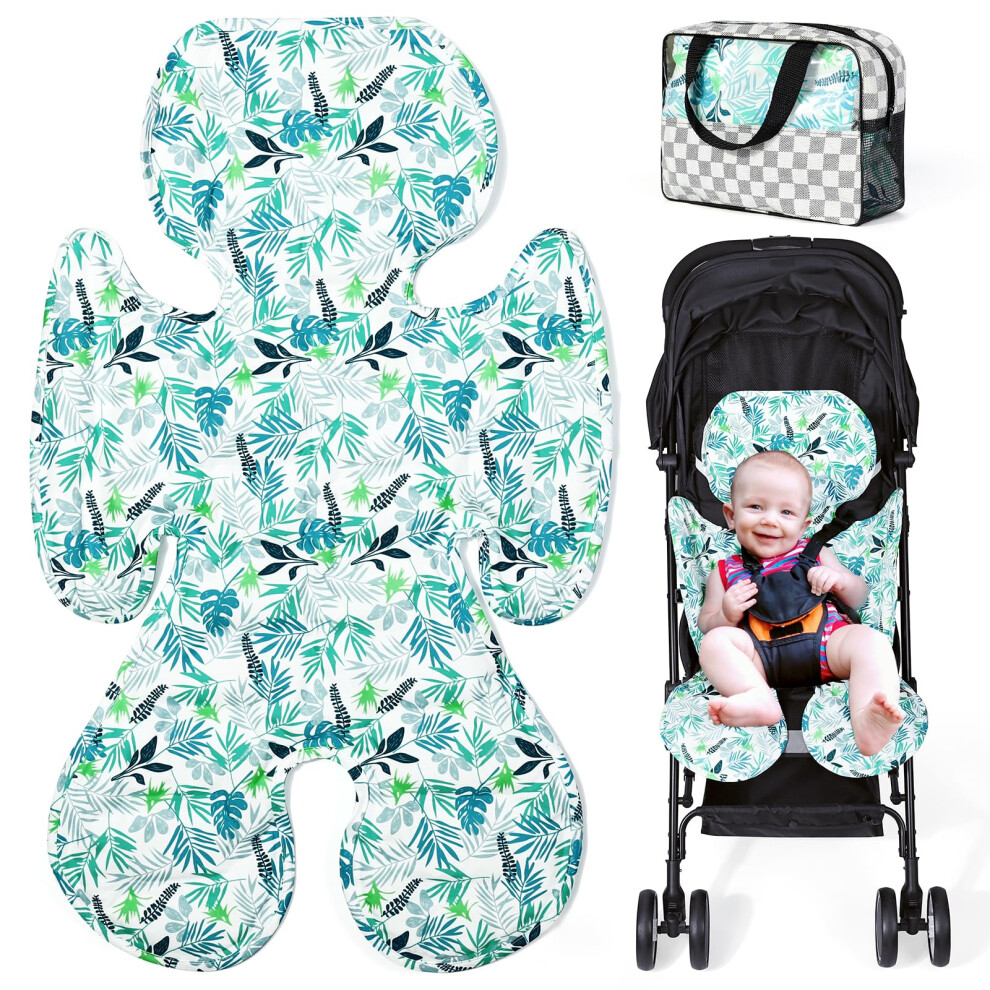 Orzbow Pram Liner Universal, Pram Cooling Mat Baby, Pushchair Seat Liners Summer, Pushchair Liner Summer Large Gel Cooling Mat For Baby Car Seats, Pu