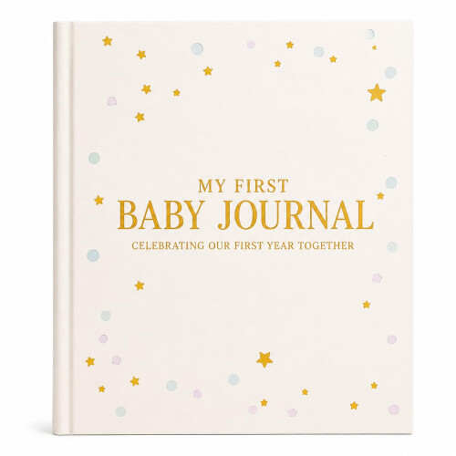 Tiny Trees Baby Memory Book - First Year Keepsake Album & Milestone