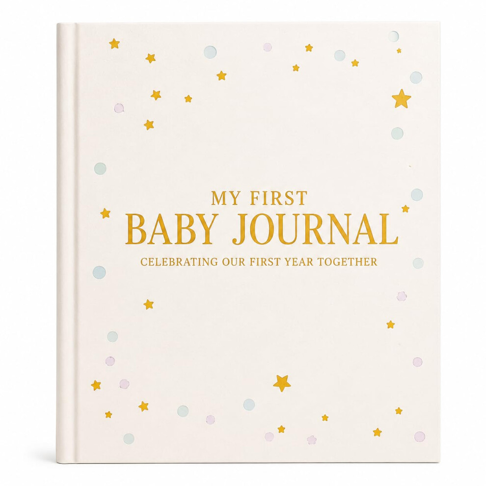 Baby Memory Book | Hardcover First Year Keepsake Album Tiny Trees