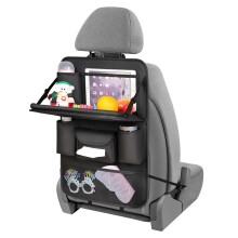 URAQT Car Seat Organizer, Leather Car Organiser for Kid, 8 Storage