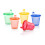 Nuby Nuby ID91121A Pick Nick Drinking Cup Set With 6 Cups And 6 Lids 1