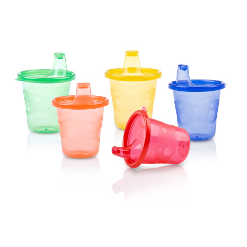 Nuby Nuby ID91121A Pick Nick Drinking Cup Set With 6 Cups And 6 Lids