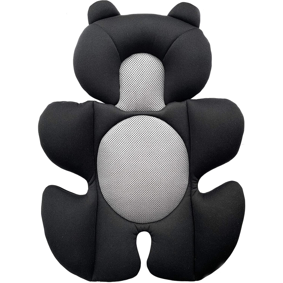 Whapelq Ganen Baby Cozy Sleeping Head And Body Support Cushion For Stroller Car Seat High Chair (Black)