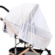 KinetiCore Universal Pram Mosquito Net, Elastic Breathable Fine Mesh Bug Insect Net for Baby Stroller, Pushchair, Buggy, Carrycot, Bassinet, Travel C