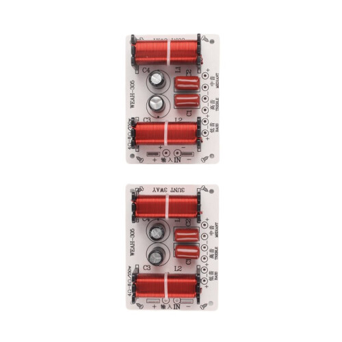 150W HiFi Crossover Filter Module 3 Way Speaker Frequency Divider for DIY Home Speaker Treble Medium Bass