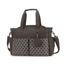 Lmbabter Diaper Bag Nappy Bag, brown, One Size