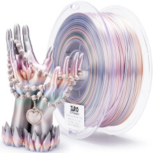 ZIRO 3D Printer Filament, Shiny Silk PLA Fast Gradient Color Change, Fit Most 3D Printers, Dimensional Accuracy +/-0.03mm, 1KG/2.2lb Spool, Earth Ton
