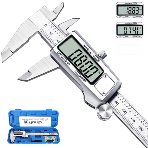Kynup Digital Caliper, 150mm Stainless Steel Electronic Vernier