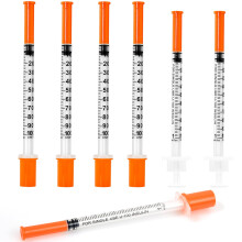 100 Pack 1ml 30G 13mm Measuring Tools,Individually Sealed Packaging,Pet Liquid Feeding Tools,laboratory accessories