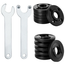 12pcs Angle Grinder Flange Nuts 5/8inch-11,with 2pcs Spanner, Angle Grinder Flange Replacement Angle Grinder Attachments