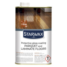 STARWAX Protective Gloss Restorer for Parquet & Laminate Floors – Shine Restorer & Scratch Concealer – Long-Lasting Protection, Non-Slip Finish