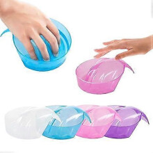 4 Pcs Hand Cuticle Nail Soaking Bowl, Dead Skin Cleaning Softening Nursing Bowl, Soften Dead Skin Soaking Manicure Bowl, Manicure Soaking Tool, Acryli
