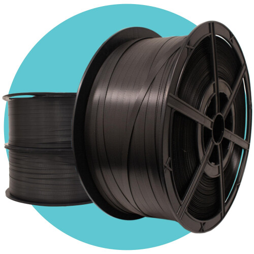 Triplast Polypropylene Hand Strapping Coil (12mm x 1000m, 310kg Break Strain) -
