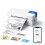 ETIKEZ Bluetooth Shipping Label Printer, 4x6 Thermal Label Printer for Business Parcels, Supports iOS, AndroidWindows & Mac, Compatible with Amazon, 1