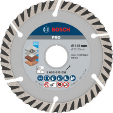 Bosch 1x PRO Multi Material Long Life Diamond Cutting Disc for Bore