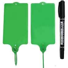 100 Plastic Shipping Tags Water Proof Labeling Writable Shipping