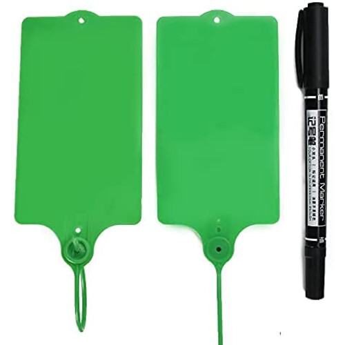 100 Plastic Shipping Tags Water Proof Labeling Writable Shipping