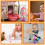 20Pcs ABS Adjustable Doll Display Stands Assorted Color Stable Holders 5