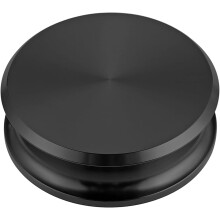 Neoteck Record Weight Stabilizer with Bubble Level 11oz Premium Aluminum Vinyl Record Stabilizer-Low Profile to Fits Under Dust Cover of Turntable Vi