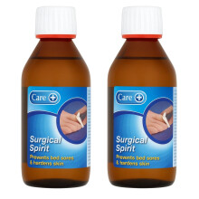 Care Surgical Spirit For Skin – Wound Cleanser – Prevents Bed Sores and Hardens Skin – Multipurpose First Aid Antiseptic– Volume 200 ml (2 Pac