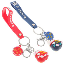 2Pièces - Chat Chanceux Métal PVC Suspendu Artisanat Sac