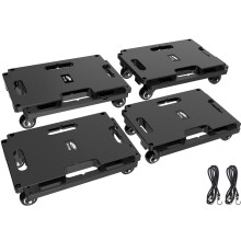 Ronlap Furniture Moving Dolly, Furniture Movers with Wheels, Portable Moving Rollers Leg Dollies for Heavy Furniture, 4 Wheels Small Flat Dolly with