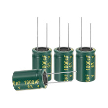 sourcing map 12Pcs Electrolytic Capacitor High Frequency 1000UF 63V with Aluminum Radial Leads 16 x 25mm High Ripple Current Low Impedance