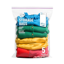20PCS Zipper Lock Storage Bags 18"x24",Reusable Extra Large Size Plastic Freezer Bag with Zipper for Food,Clothing,Travel,Moving,BPA-Free,2-Mil Thick