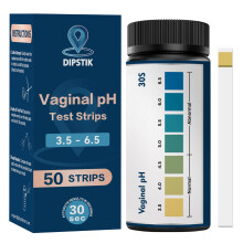 Vaginal pH Test Strips, 50 Feminine pH Test Kit for Women Yeast Infection & BV M