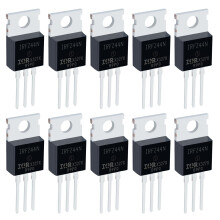 Innfeeltech 10 Pcs MOSFET Transistors IRFZ44N 49A 55V Field Effect Tubes N-Channel To-220 Power MOSFET Feld Effect Transistor Rectifier