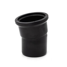 15 Bend (Single Socket), Black Kayflow 110mm Soil & Waste Pipe Fitting