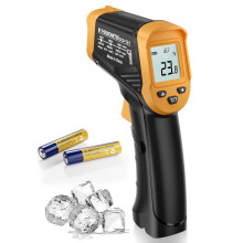 Eventek Infrared Thermometer Gun -50 C ~ 600 C, Non-Contact Laser Temperature Gun for Cooking, Pizza Oven, Fridge, Infrared Thermometer with Adj