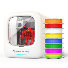 X-Maker Joy AI Kids 3D Printer for Beginners, Fully Enclosed, Ready to Print, Wi-Fi & App Control, AI App with 15+ Mini Modules, 3,000+ Models Update