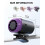 (Purple, -) Ανεμιστήρας κλιπ αυτοκ. με LED, 360 φορητός αθόρυβος μίνι χωρίς λεπίδες, 199 ταχ. 8