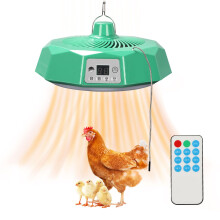 Longzhuo Heat Lamp for Chicks, 500W Intelligent Thermostat Chick Brooder Heating, Adjustable Temperature (27 to 36) Chicken Heat Lamp, Coop Heat