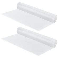OLYCRAFT 2Pcs White Silicone Rubber Square Sheet 300x300x3mm High Temperature Resistant Rubber Mat Heavy Duty Heat Resistant Rubber Gasket Material f