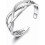925 Sterling Silver Ring for Women, Adjustable Solid Vintage Silver Thumb Ring, Unisex Resizable Celtic Knot Open Finger Ring, Silver Knuckle Toe Ring 1
