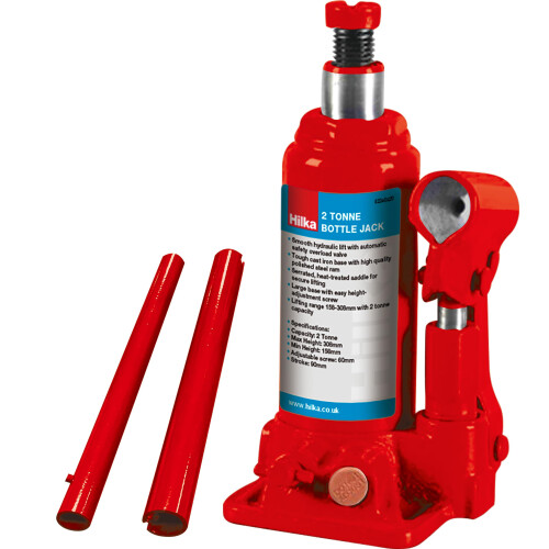 Hilka Hilka 82240520 2 Tonne Bottle Jack, red