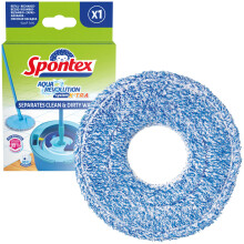 Spontex Aqua Revolution System X'tra Mop Refill | Microfibre Mop Head for Wet & Dry Surfaces | Cleans Laminate, Wood & Tile Flooring