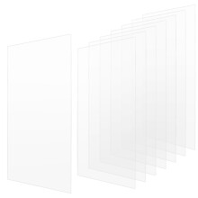 HONYUET 8 Pcs A3 Clear Acrylic Sheets, 420 x 297 x 3mm Plastic Acrylic Sheet Board for Picture Frames and Crafts