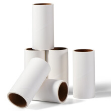 Vinabo Adhesive Clothes Roller Refills 6 Rolls, Total 360 Sheets Very Sticky Pet Hair Roller, Lint Refill for Clothes, Bed, Carpet, Cats/Dogs Pet Hai