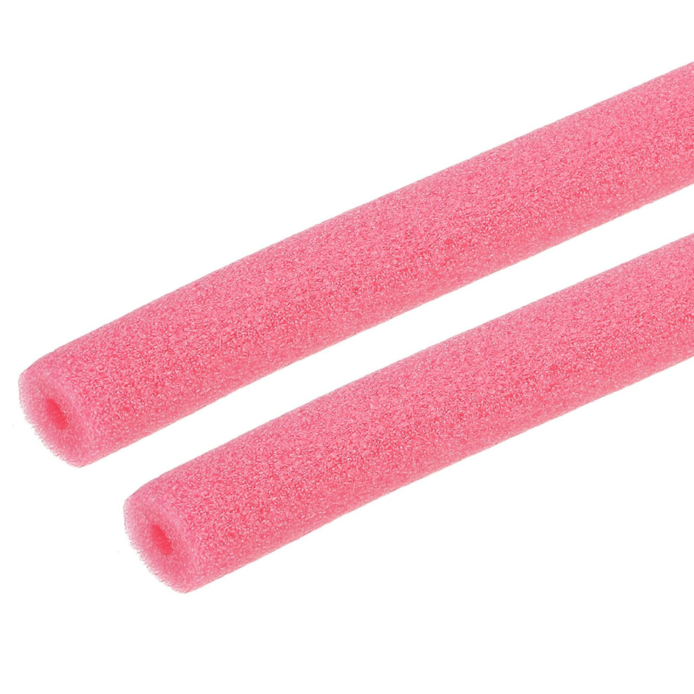 sourcing map 2pcs 1/5" ID Pipe Insulation Foam Tube, Foam Pipe Tubing Covers 0.59" OD Wrap Roll Bar Tubing 3.3FT Long - Heat Preservation for Handle-image-OPC-PVH9MT5-NEW