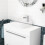 NES Home Nes Home 800mm White Moisture Resistant Vanity Cabinet Worktop 1